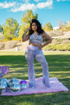 Flirt With Me Bell Pants - Lilac Lace