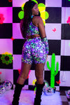 Neon Haze Shorts (Made to Order) - Lumi Shroomie