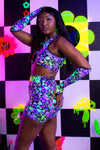 Neon Haze Shorts (Made to Order) - Lumi Shroomie