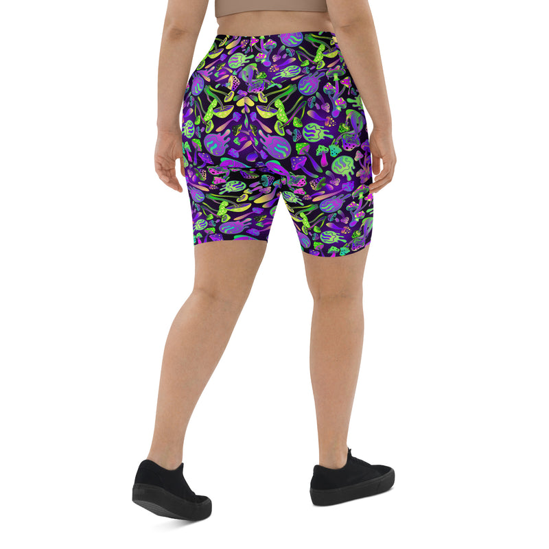 Noise Biker Shorts (Made to Order) - Lumi Shroomie