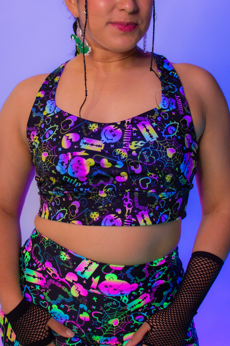 Glow Up Sports Bra (Made to Order) - Killer Sinner